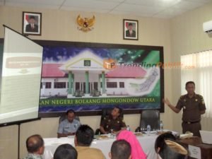 Kejari Kumpul Sangadi Se Bolmut, Guna Sosialisasi TP4D