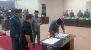 DPRD Paripurnakan KUA PPAS Tahun Anggaran 2017