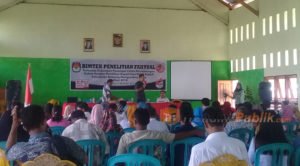 Di Pinogaluman KPUD Gelar Bimtek Penelitian Faktual