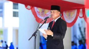 Plt Bupati Bolmut Pimpin Upacara Hardiknas 2018