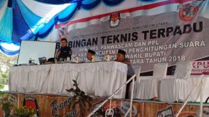 KPUD Bolmut Gelar Bimtek Terpadu