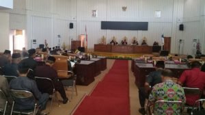 DPRD Bolmut Gelar Rapat Paripurna LKPJ Bupati Tahun Anggaran 2017