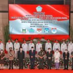 Gubernur Sulut Lantik 5 Kepala Daerah Terpilih Masa Jabatan 2021 – 2024