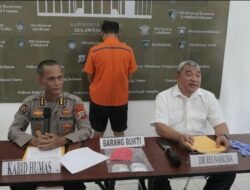 Tim Resnarkoba Polda Sulut Tangkap Pengedar 40,18 Sabu di Desa Maumbi