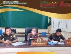 Kajari Bolmut Gelar Ekspose Restorative Justice Secara Virtual