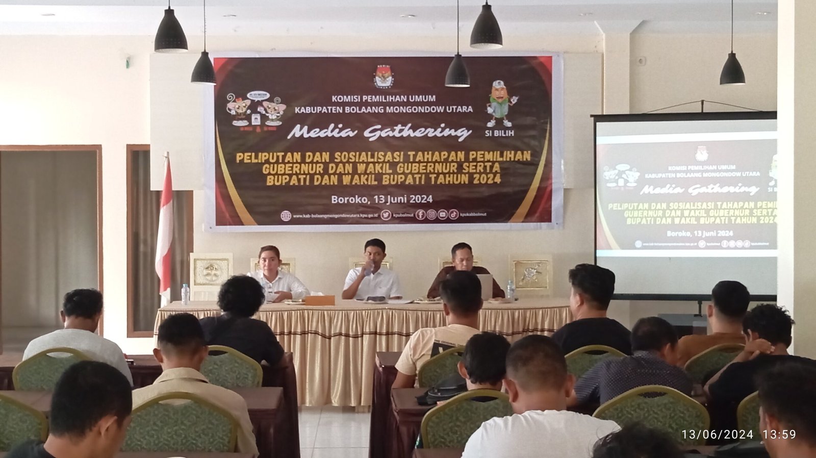 KPU Bolmut Gelar Media Gathering Bersama Insan Media