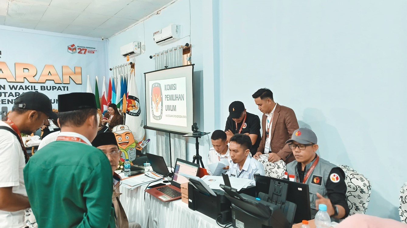 Bawaslu Bolmut Awasi Ketat Kepatuhan Prosedur KPUD Saat Pendaftaran Bapaslon Bupati