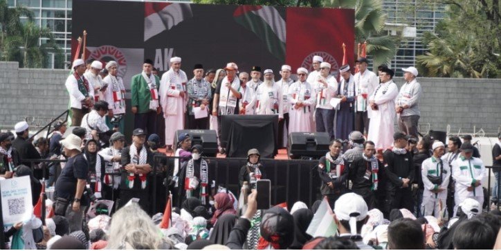 Aliansi Rakyat Indonesia Gelar Aksi Dukung Palestina