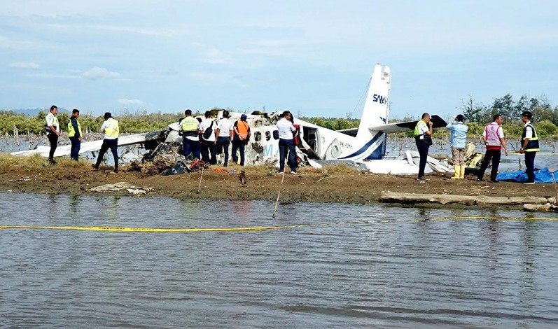 KNKT Resmi Lakukan Investigasi Awal Kecelakaan Pesawat Sam Air di Pohuwato