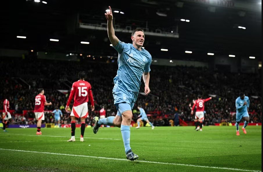 Nottingham Forest Bungkam Manchester United 3-2