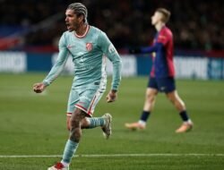 Atletico vs Barcelona Sorloth Cetak Gol Kemenangan di Menit Akhir