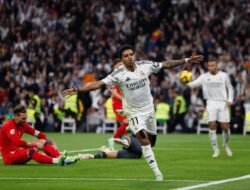Real Madrid Tumbangkan Sevilla 4-2 di Santiago Bernabeu