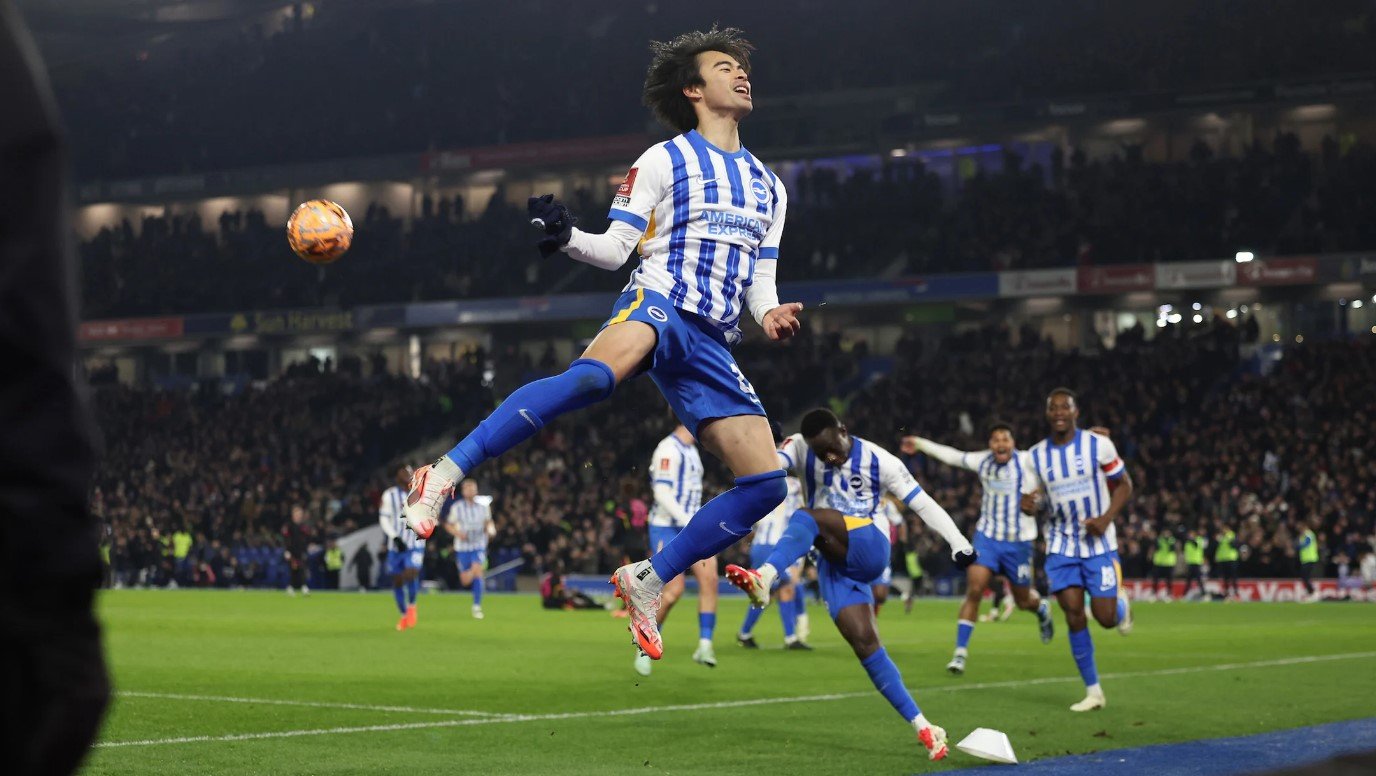 Brighton singkirkan Chelsea dari Piala FA, Mitoma cetak gol kemenangan