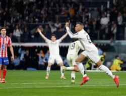 Real Madrid Ditahan imbang Atletico Madrid 1-1