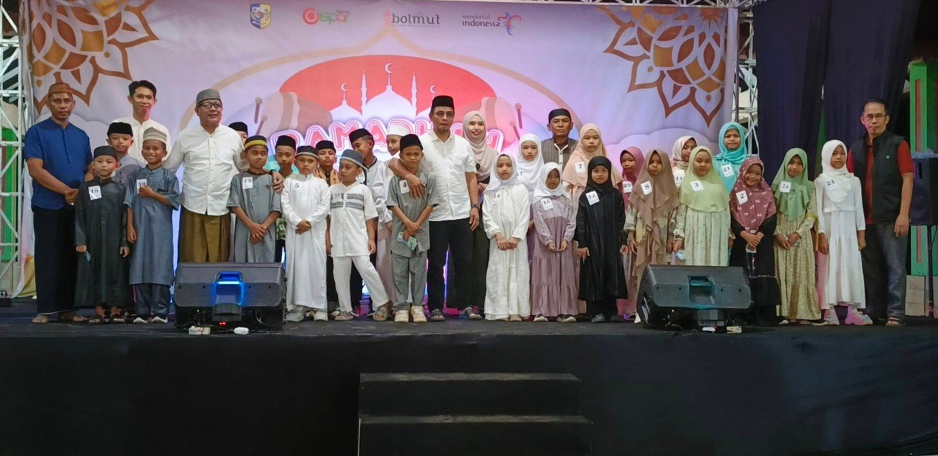 Bupati Bolmut Bangun Generasi Islami Lewat Lomba Adzan dan Morajaah untuk Anak SD/MI dalam Ramadhan Fair 2025