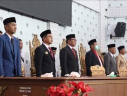 Bupati Bolaang Mongondow Utara Sampaikan Pidato Perdana dalam Paripurna DPRD