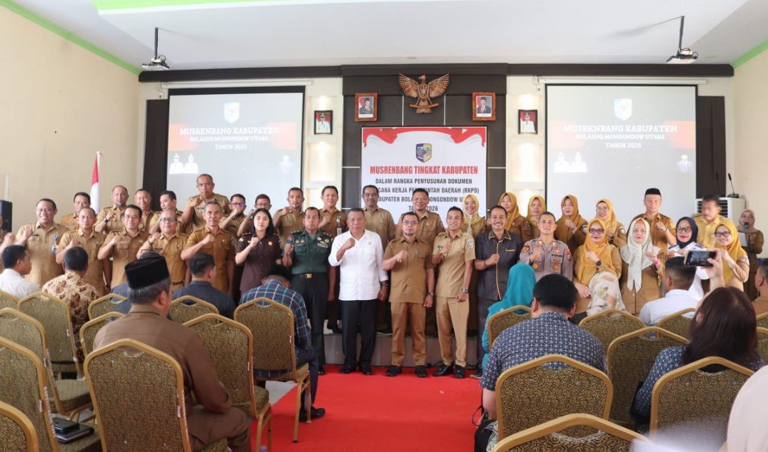 Pimpinan DPRD Hadiri Musrenbangkab Penyusunan RKPD 2026 Pemkab Bolmut