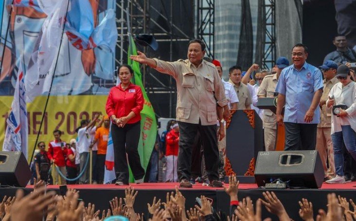 Presiden Prabowo Hadiri May Day 2025, Komitmen Hapus Outsourcing