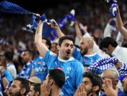 Suporter Al Hilal di Miami Jelang Laga Melawan Real Madrid