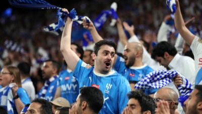 Suporter Al Hilal di Miami Jelang Laga Melawan Real Madrid