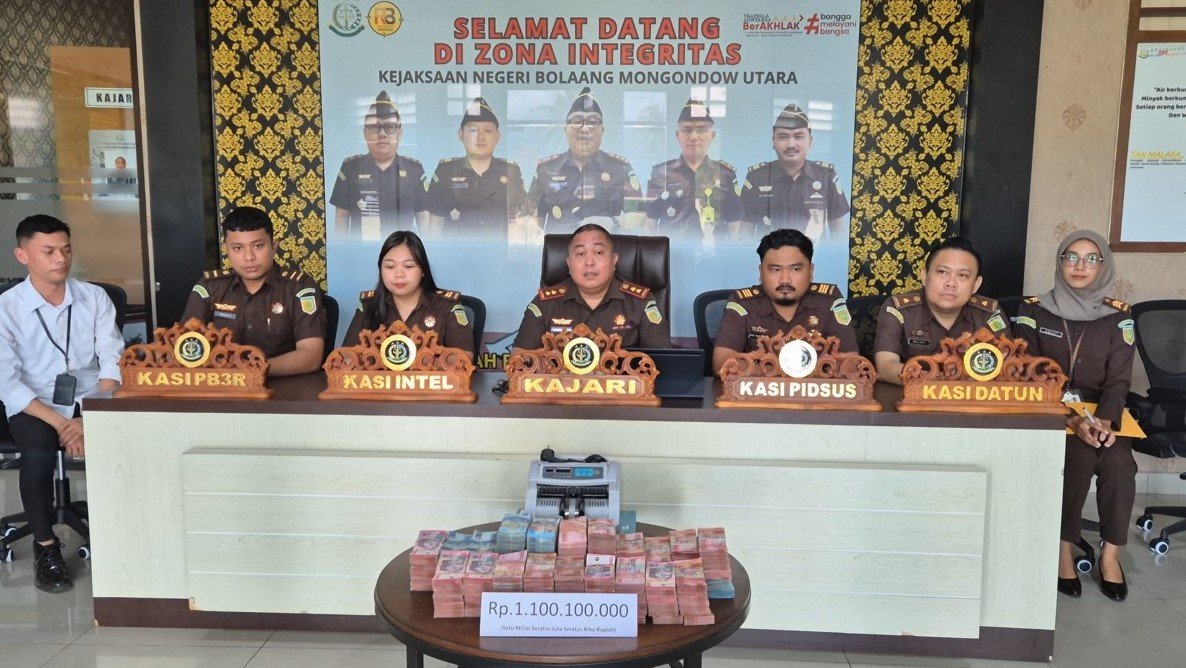 Tipikor DPRD Bolmut, Kejari Bolmut Terima Rp1,1 Miliar dari DPRD Terkait Dugaan Tipikor