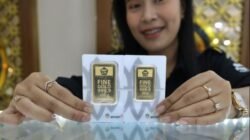 Grafik harga emas Antam 2 Oktober 2025 di Pegadaian