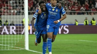 Mbappé Borong Empat Gol, Real Madrid Taklukkan Olympiacos