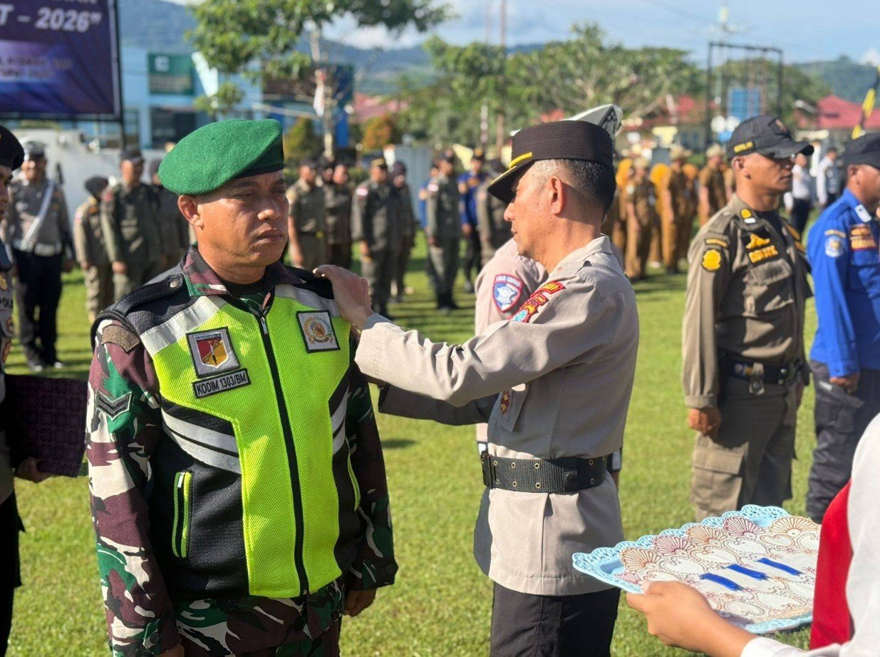 Apel Operasi Keselamatan Samrat 2026 Polres Bolmut