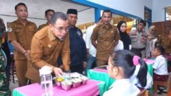 Bupati Bolmut meluncurkan Program Makan Bergizi Gratis di SDN 4 Sangkub