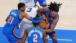 Spurs vs Thunder Keldon Johnson dan Victor Wembanyama