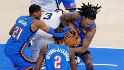 Spurs vs Thunder Keldon Johnson dan Victor Wembanyama