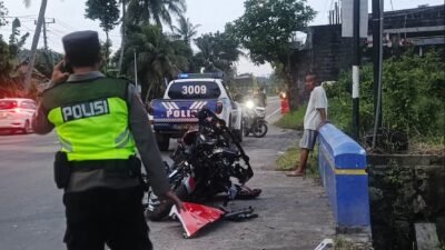 Kecelakaan moge Kulon Progo melibatkan Harley-Davidson dan Jupiter MX