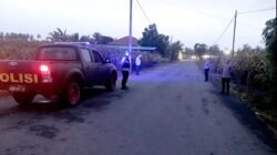 Polisi melakukan patroli subuh dan membubarkan balap liar di Jalan AKD Kotamobagu