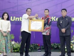 Pemda Bolmut Raih Piagam Penghargaan Posbankum dari Kementerian Hukum RI