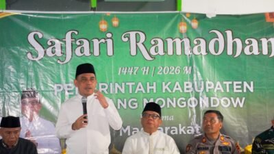 Bupati Bolmong Yusra Alhabsyi Pimpin Safari Ramadhan Pemkab Bolmong di Dumoga Barat