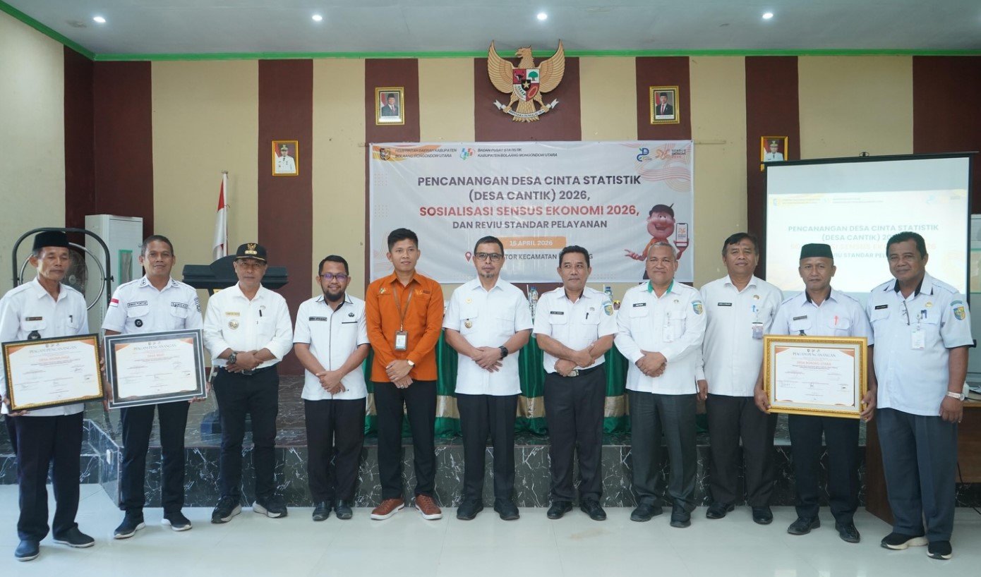 Bupati Bolmut canangkan Desa Cinta Statistik 2026 di Kaidipang