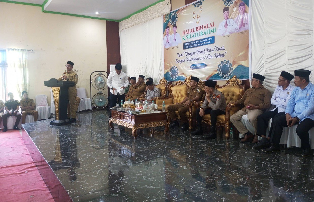 Bupati Bolmut menghadiri acara halal bihalal bersama masyarakat Kaidipang