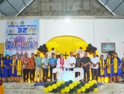 Perayaan HUT GMIBM Bolmut, Bupati Serahkan Bantuan dan Ajak Perkuat Persatuan