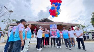 Pembukaan sepak bola Bolmut Bupati Bolmut Cup 2026 di Lapangan Buko
