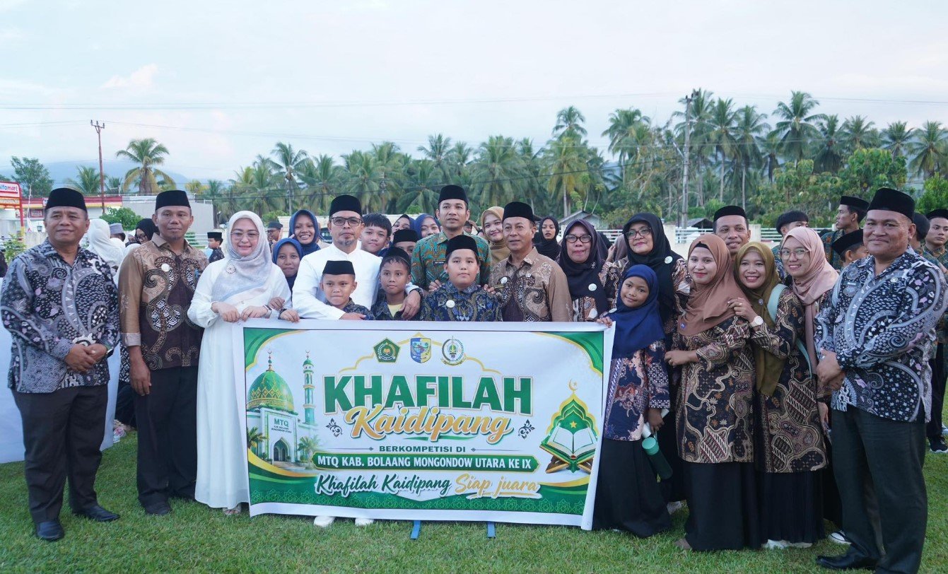 Bupati Bolmut Sirajudin Lasena membuka MTQ Ke IX Kabupaten Bolaang Mongondow Utara Tahun 2026