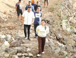 Pekerjaan Jalan Dompase Winangun Dipercepat, Bupati Sitaro Tekankan Kualitas Infrastruktur