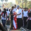Bupati Bolmut Canangkan HUT ke-81 RI, Warga Semarakkan Jalan Sehat di Lapangan Kembar Boroko